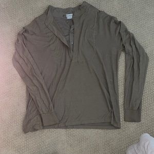 YSL Olive Green Brand New Cotton Shirt